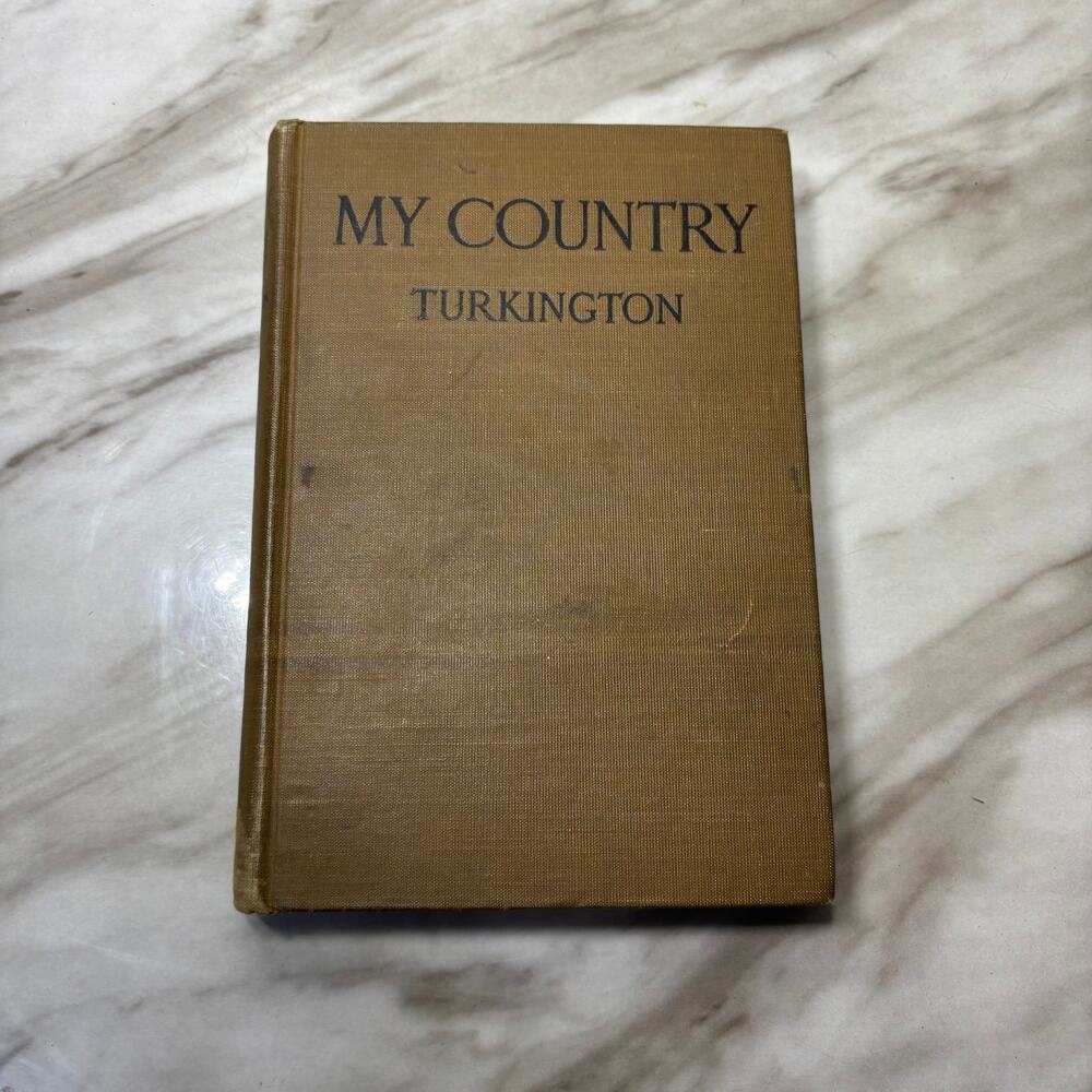 Vintage 1918 My Country Civics Hardcover Book Grace A Turkington